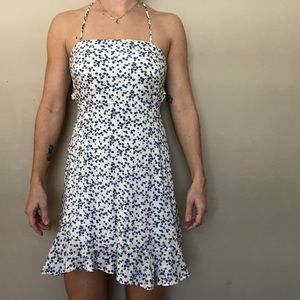 Blue flower dress